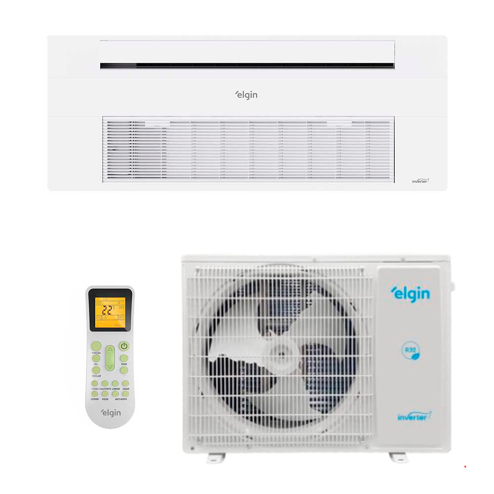 Ar Condicionado Cassete 1 Via Inverter Elgin One Air 18.000 BTU/h Quente/Frio 220v R-32 c/ Wi-Fi | KOQC18C2WACA