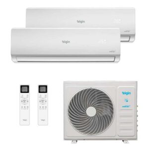 Ar Condicionado Multi-Split Elgin Total Inverter Plus Wi-Fi 18.000 BTU/h (1x 9.000 + 1x 12.000) Quente/Frio 220v